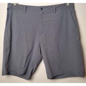 Quiksilver Waterman Shorts Mens 38 Gray Hybrid 9" Beach Surf Golf Utility Pocket